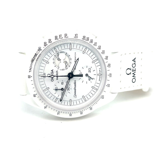 Swatch x Omega MoonSwatch Mission to Moonphase 'Snoopy' Watch