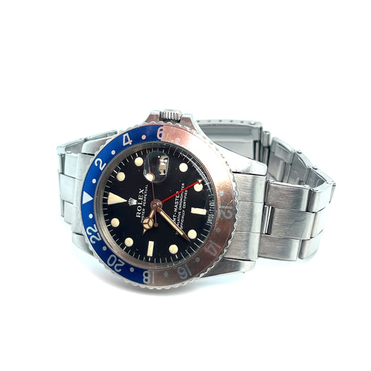 1966-1967 Rolex GMT-Master 1675 'Pepsi' Stainless Steel Black Dial