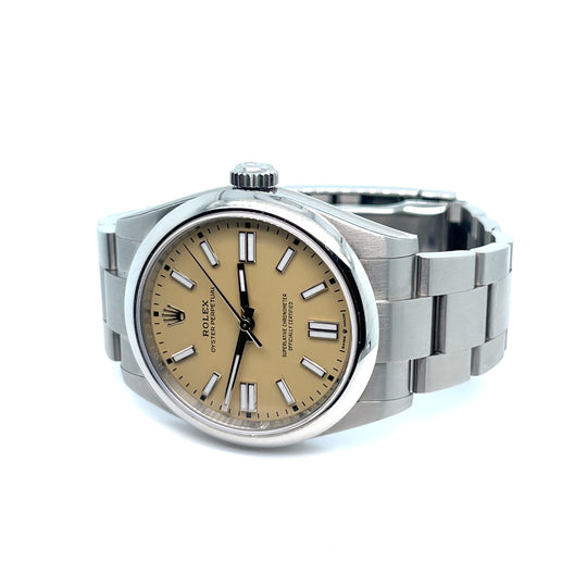 2025 Rolex Oyster Perpetual 41 134300 Stainless Steel Beige Dial