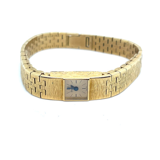 Piaget 'Ladies' 1001A6 Yellow Gold Champagne Dial