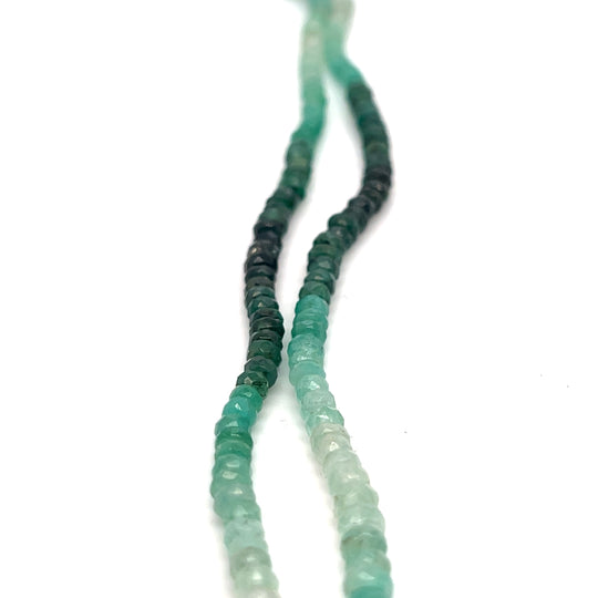 18kt Gold Emerald Necklace