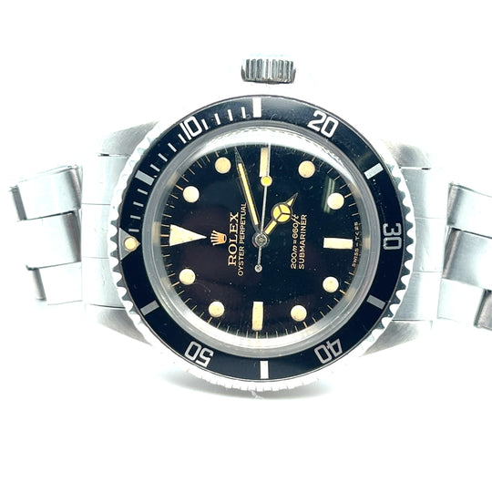 1966-1967 Rolex Submariner 5513 'Bart Simpson' Stainless Steel Glossy Gilt Dial