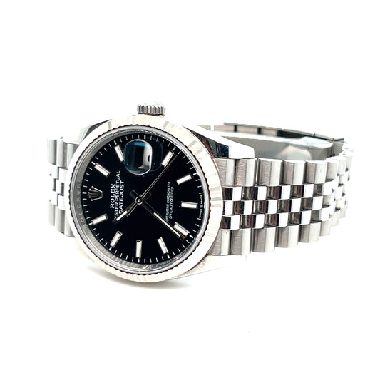 2026 Rolex Datejust 36 126234 Stainless Steel Black Dial Jubilee