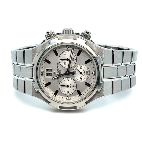 Vacheron Constantin Overseas Chronograph 49140/423A-8790 Stainless Steel White Dial