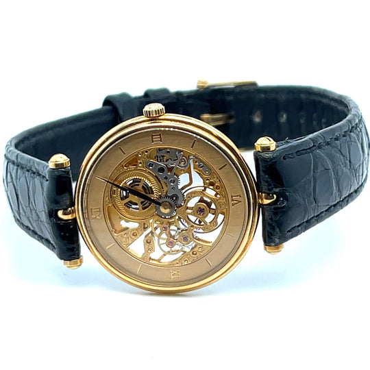 Van Cleef & Arpels Yellow Gold Ultra-Thin Skeleton Dial