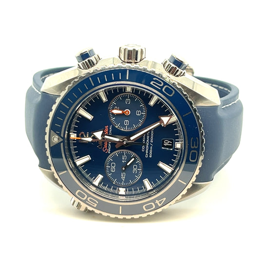 Omega Seamaster Planet Ocean 600M Co-Axial Chronometer 232.92.46.51.03.001 Titanium Blue Dial
