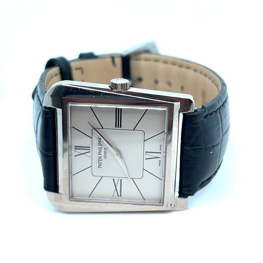 Patek Philippe Gondolo Trapeze 5489G White Gold Silvery Opaline Dial
