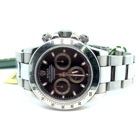2006 Rolex Daytona 116520 Stainless Steel Black Dial
