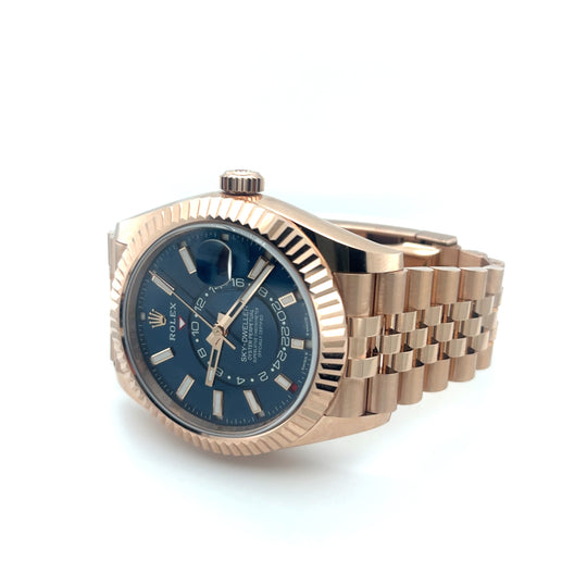 2026 Rolex Sky-Dweller 336935 Rose Gold Blue Dial Jubilee