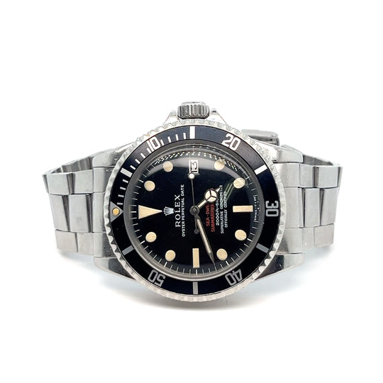 1967 Rolex Sea-Dweller 1665 Stainless Steel Double Red Patent Pending First Edition Uber Rare