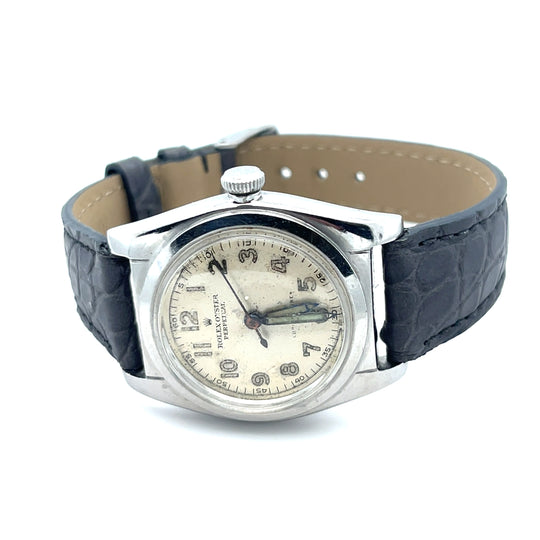 1938 Rolex Oyster Perpetual 2940 Stainless Steel White Dial
