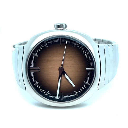 2023 H. Moser & Cie 6200-1207 Streamliner Centre Seconds Stainless Steel Smoked Salmon Dial