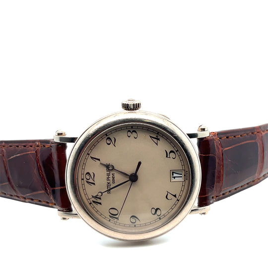 2001 Patek Philippe Calatrava 5053G White Gold Porcelain Dial Limited Edition of 25