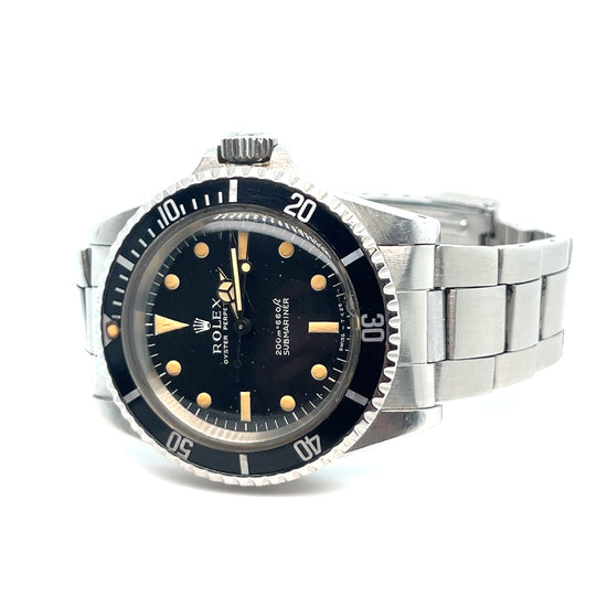1966-1967 Rolex Submariner 5513 Stainless Steel Matte Transitional Dial