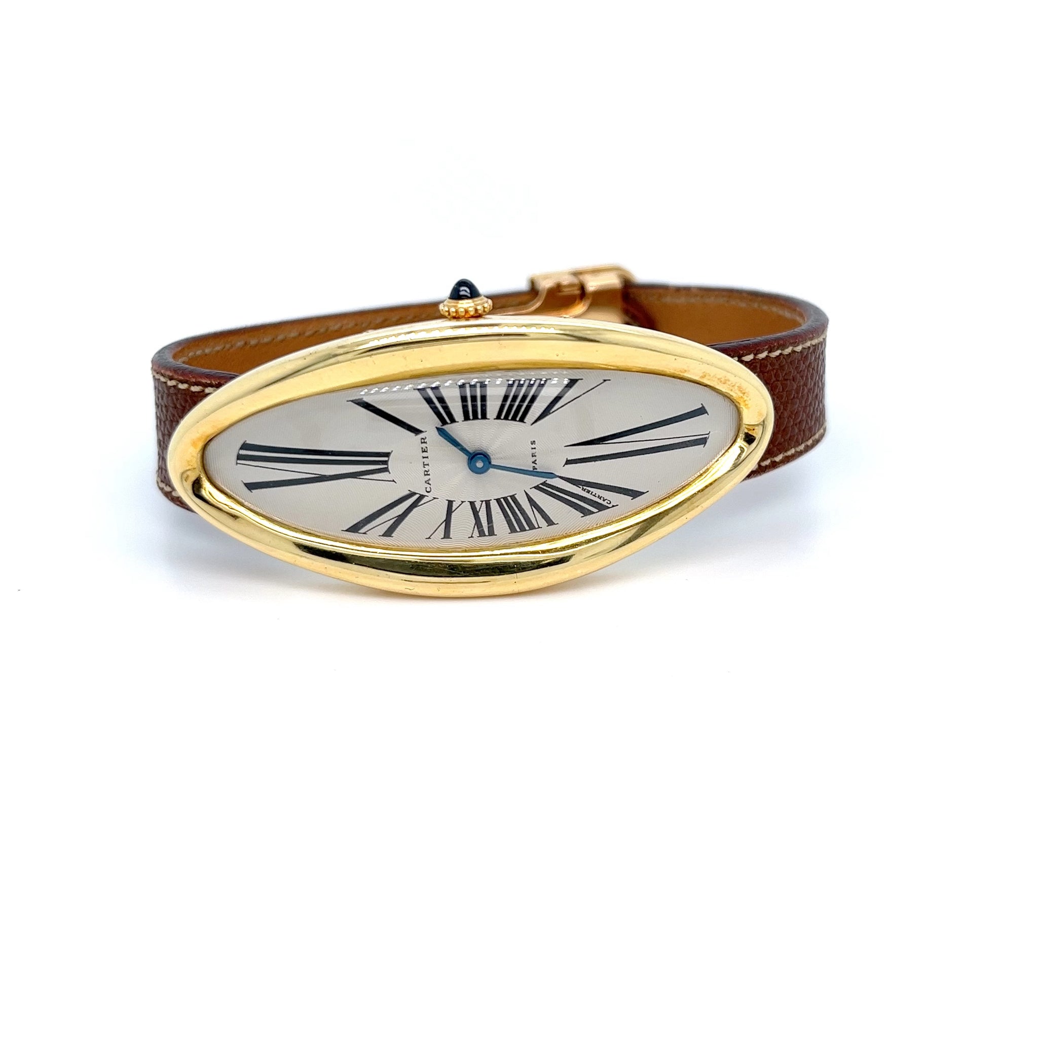 Oval cartier watch best sale