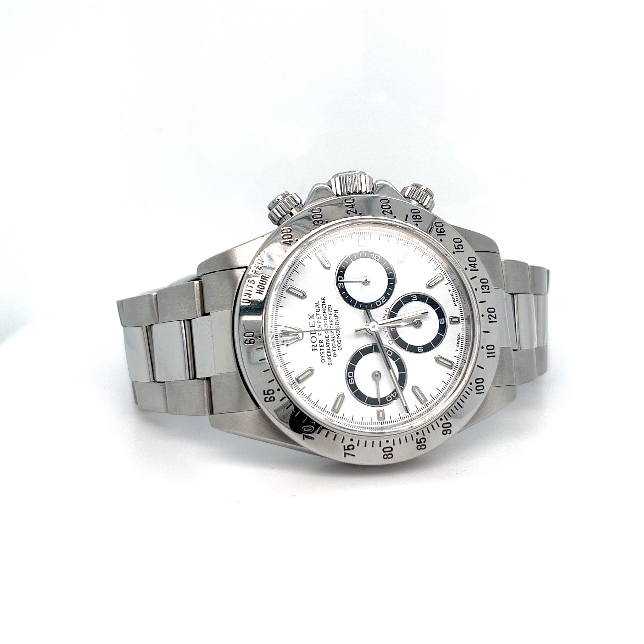 1997 Steel Rolex Daytona Ref 16520 Zenith Movement