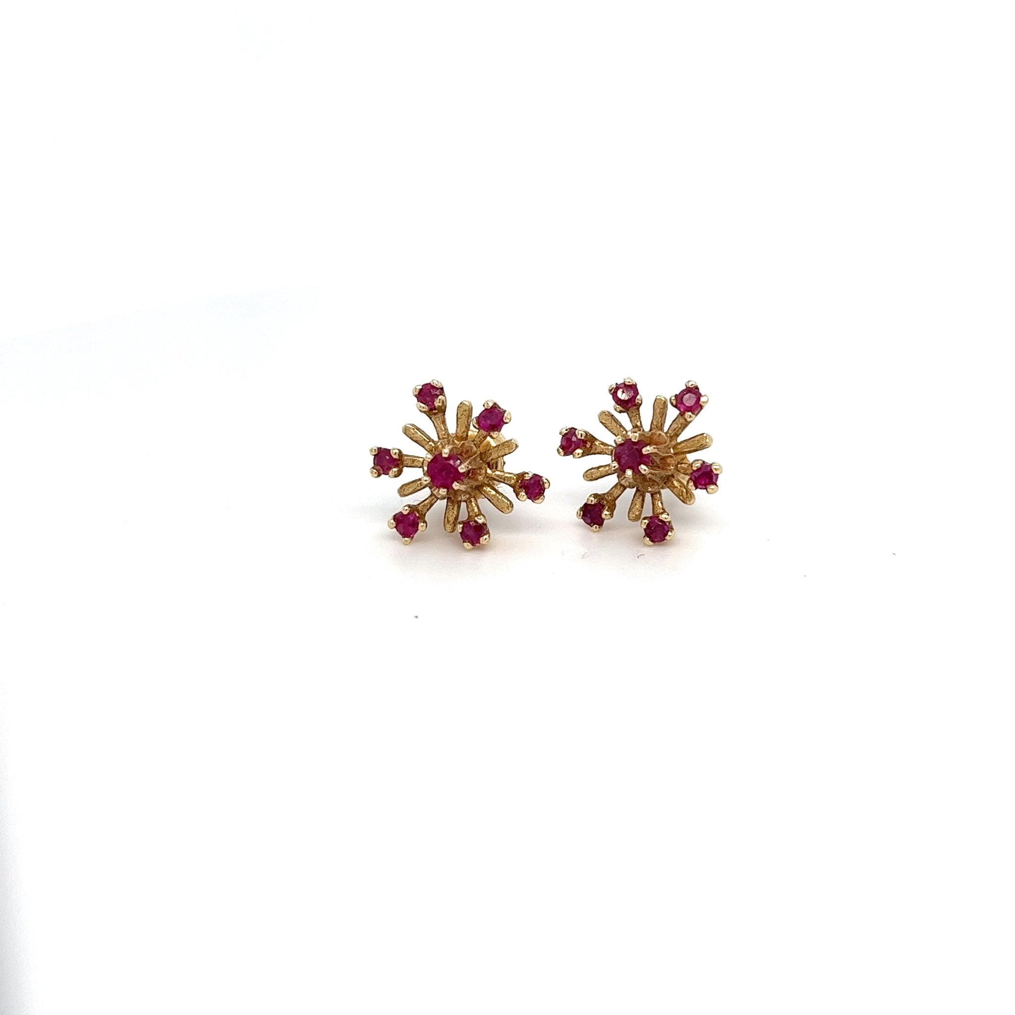 14kt Ruby Studs