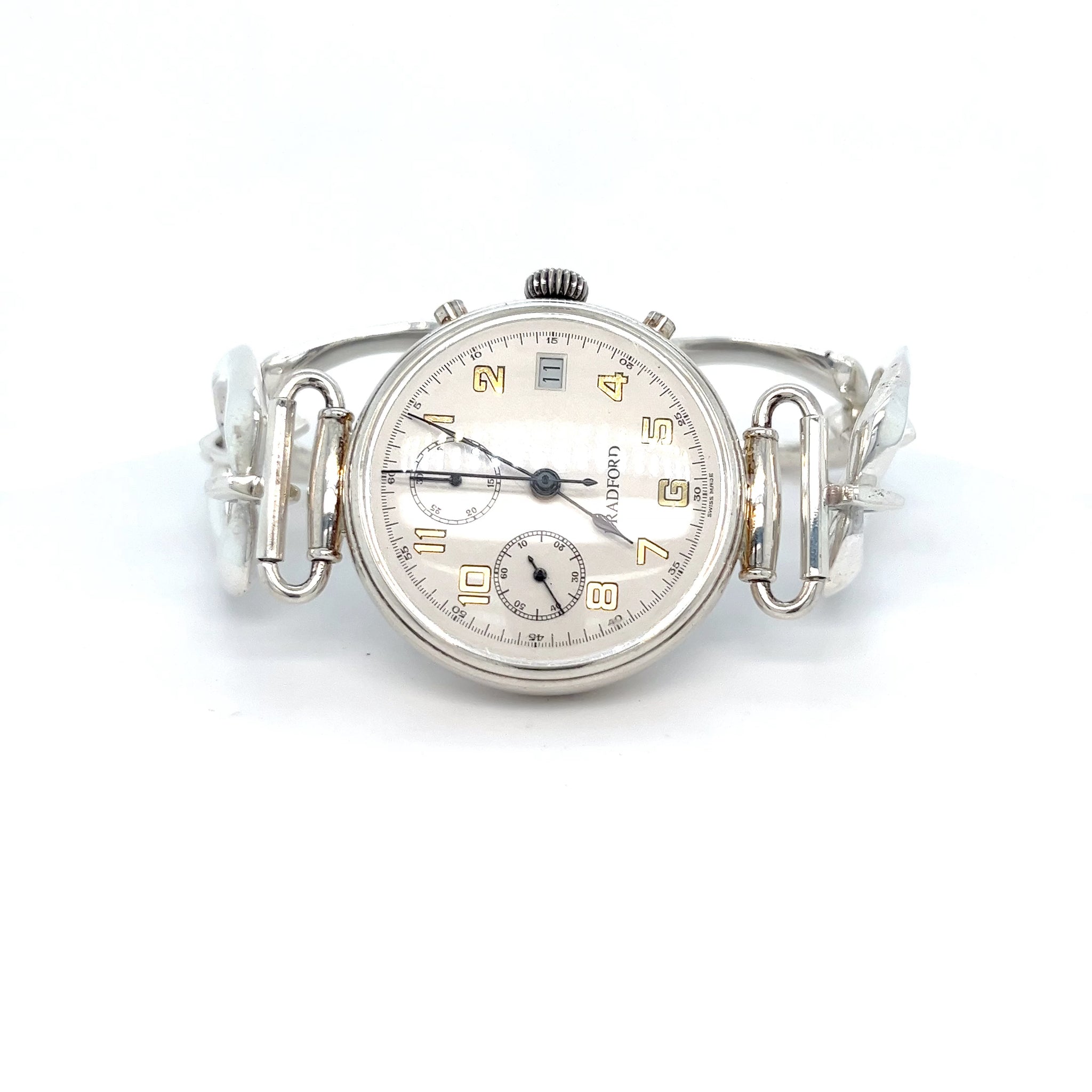 Limited Edition Glenn Bradford Sterling Chronograph with Sterling Bracelet