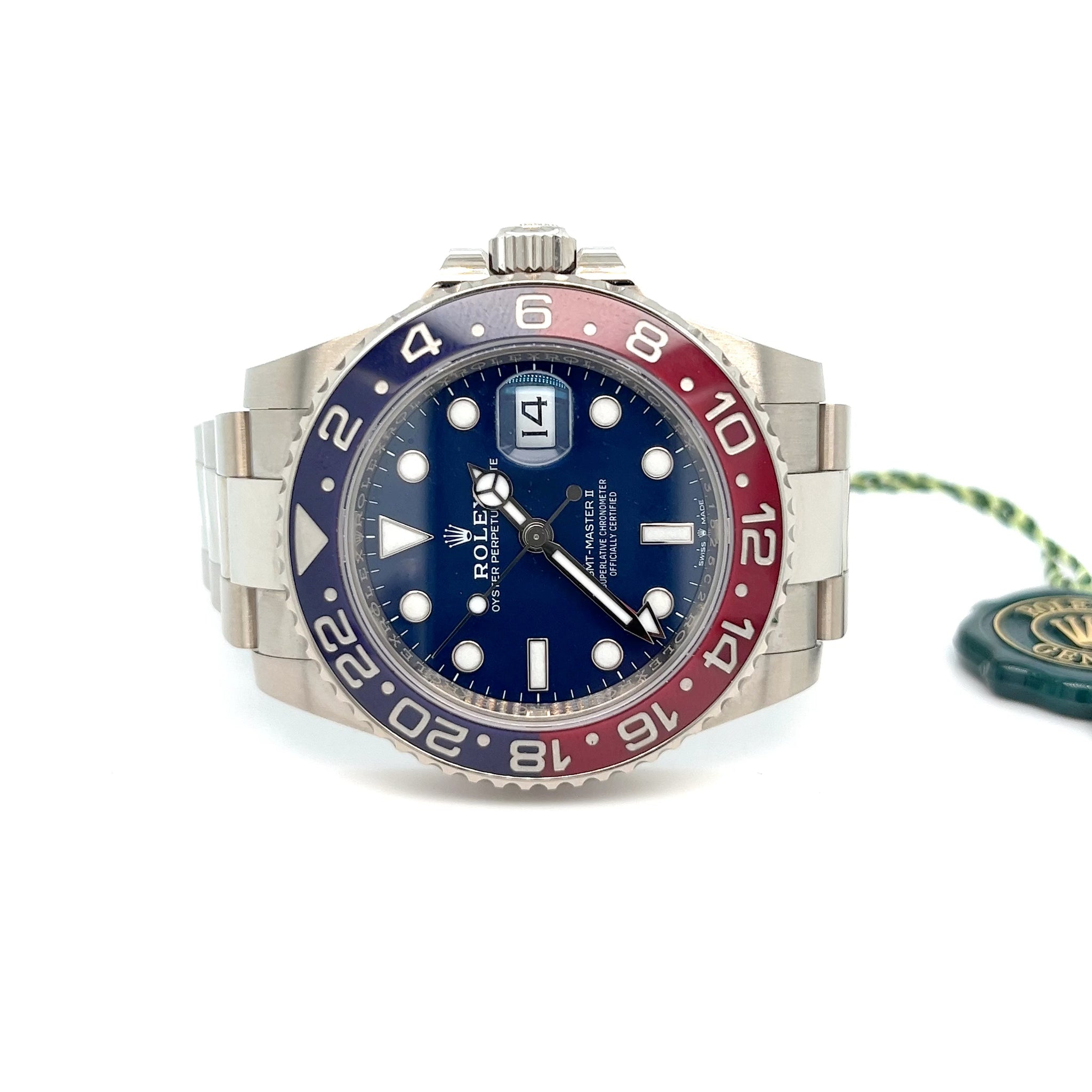 New 2024 18kt White Gold Rolex GMT-Master II Pepsi Ref 126719BLRO New 2024 18kt White Gold Rolex GMT-Master II Pepsi Ref 126719BLRO