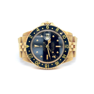 1979 Rolex 18K YG GMT-Master Reference 1675 Black Nipple Dial