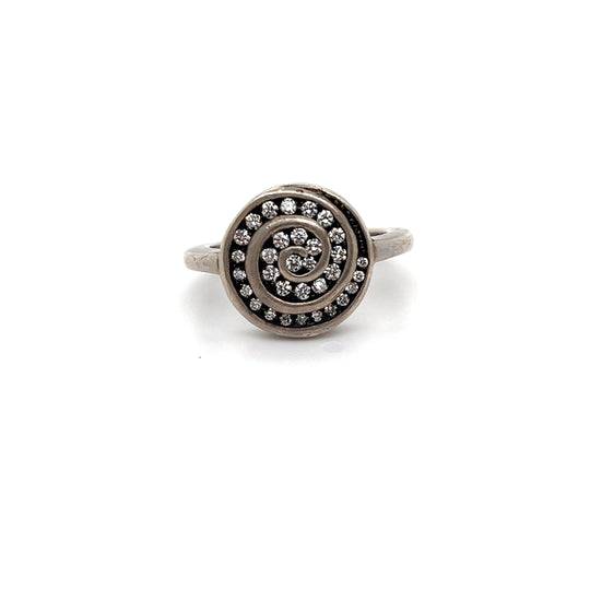 Forever Ring Sterling Silver with Diamonds