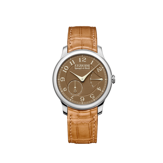 2025 F.P.Journe Chronomètre Souverain Ref. CS Classique Platinum "Havana" Brown Dial