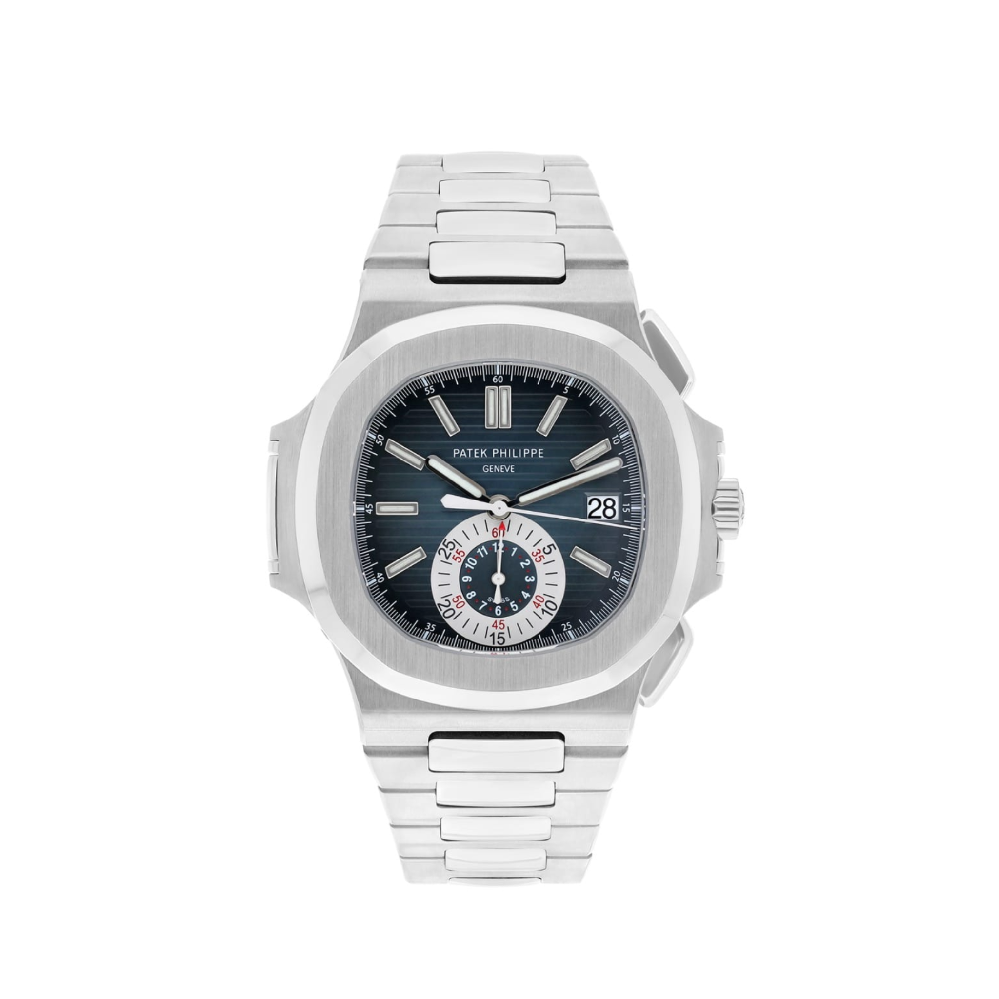 2008 Patek Philippe Nautilus 5980/1A-001 Stainless Steel Blue Dial
