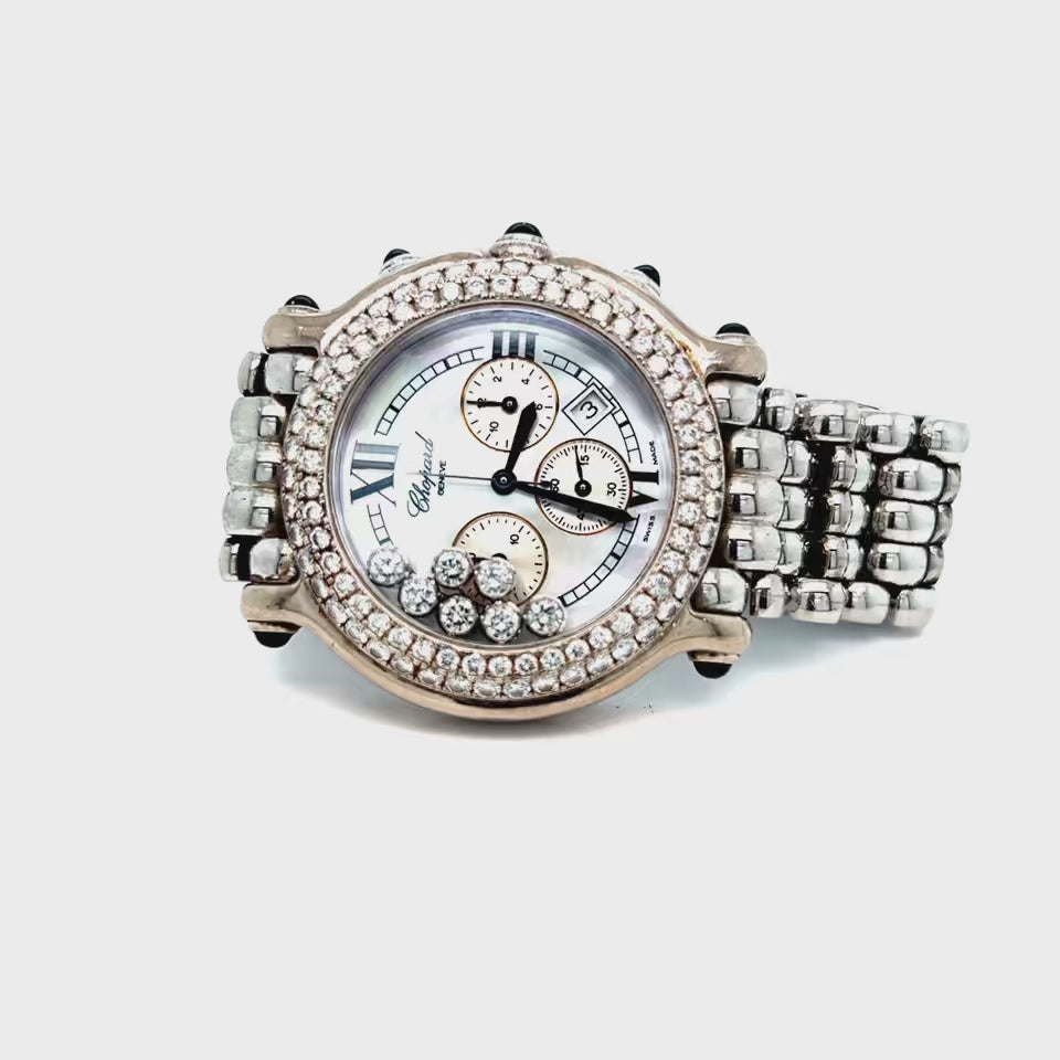 Chopard Happy Sport Chronograph 'Ladies' Diamond 38mm – Glenn