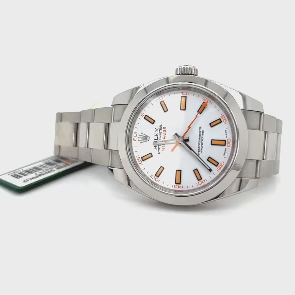 メイプル 2009 Rolex Milgauss ref 116400 – Glenn Bradford Fine Jewelry