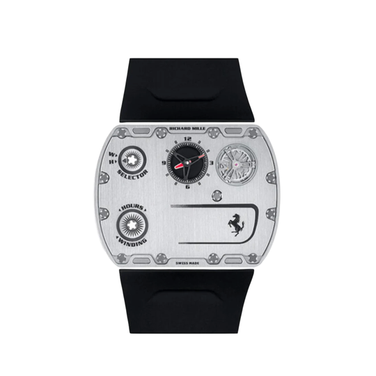 Richard Mille RM UP-01 Ferrari Ultraflat Titanium Silver Dial Limited Edition
