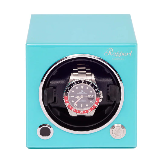 Rapport Evolution Cube EVO46 Watch Winder Turquoise Limited Edition