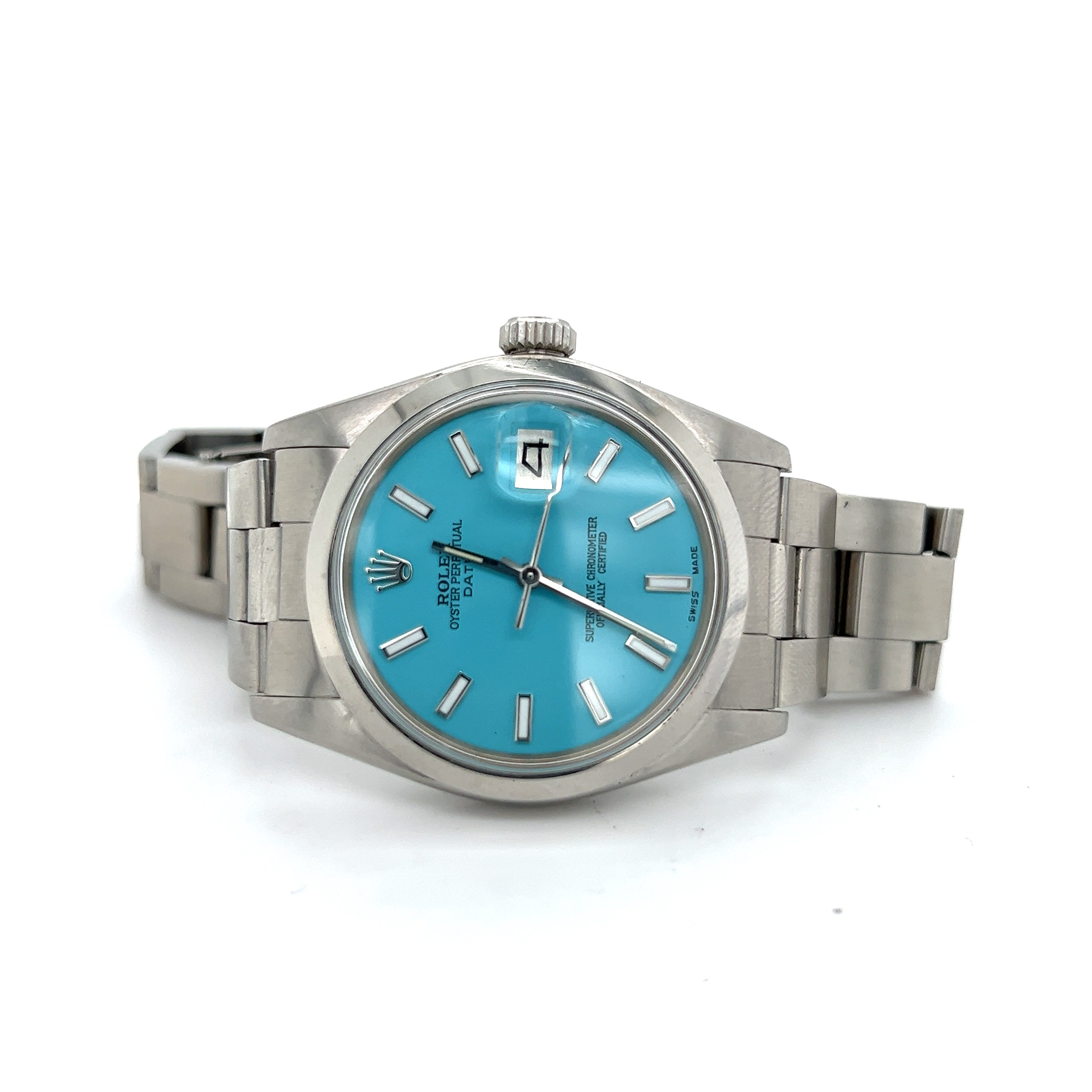 1978 Rolex Oyster Perpetual Date 35mm Turquoise – Glenn Bradford 