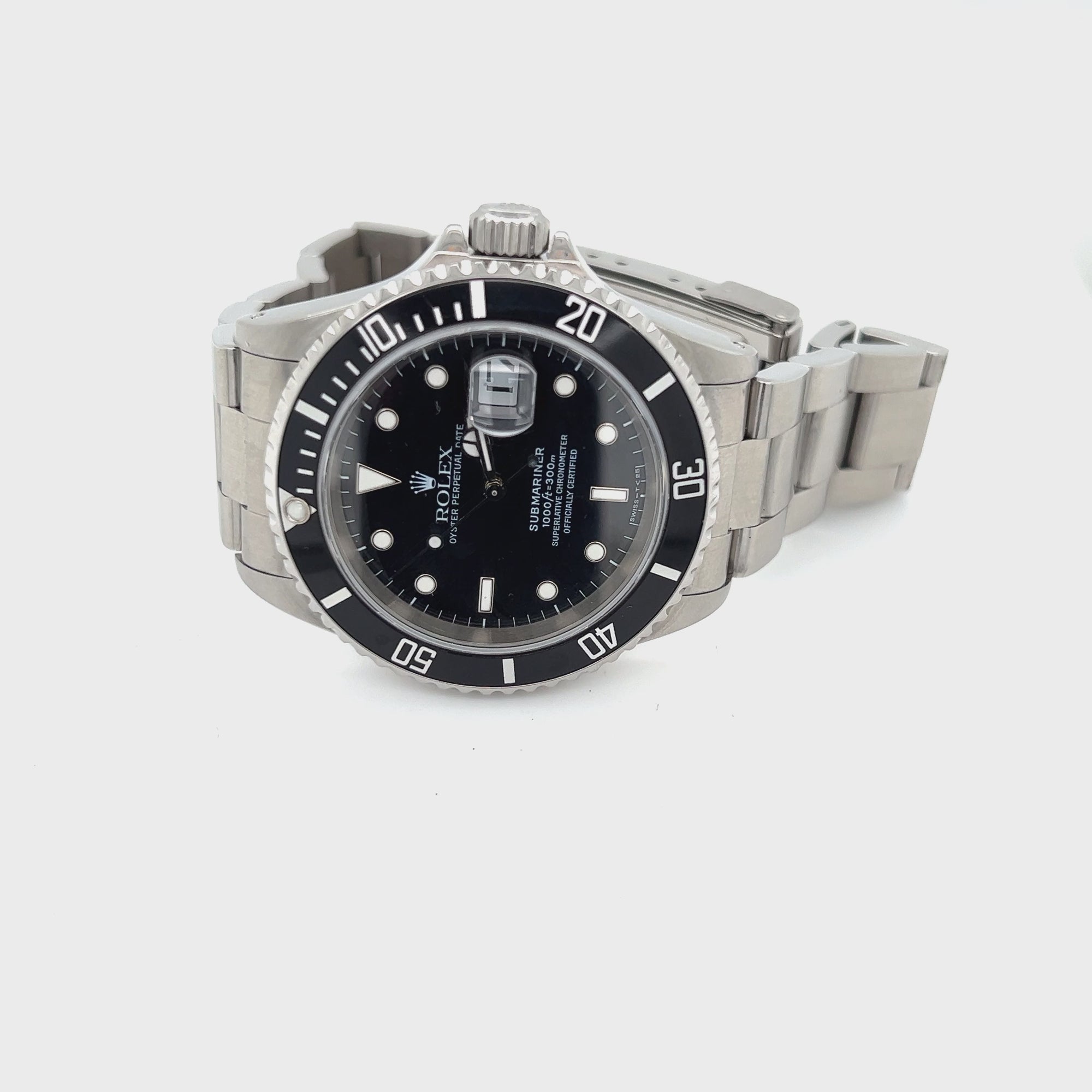 1997 Rolex Submariner ref 16610 Glenn Bradford Fine Jewelry