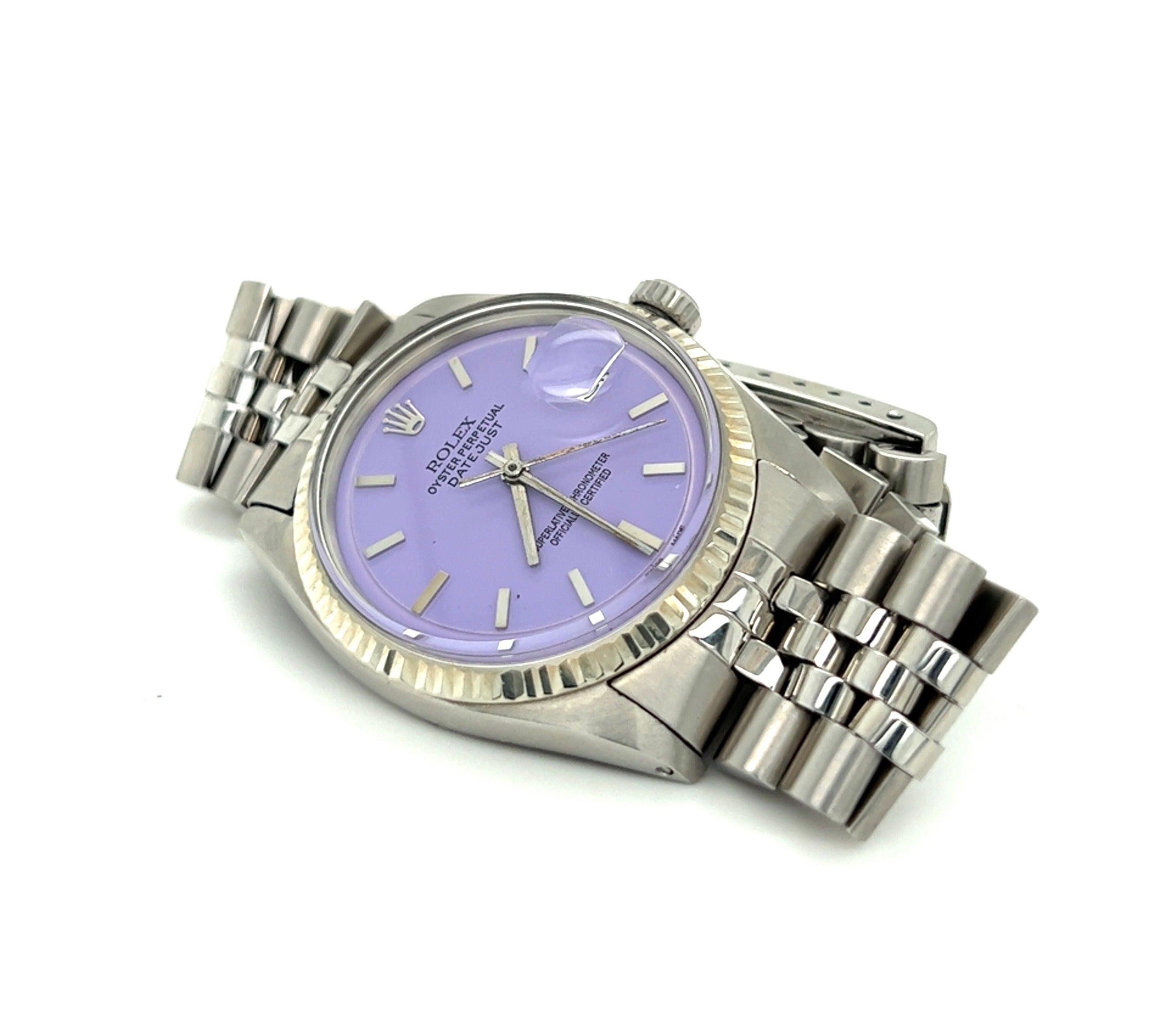 Rolex datejust outlet purple dial