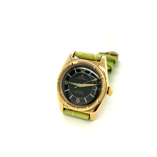 1948 Rolex Bubbleback  34mm 14kt  Gold 1