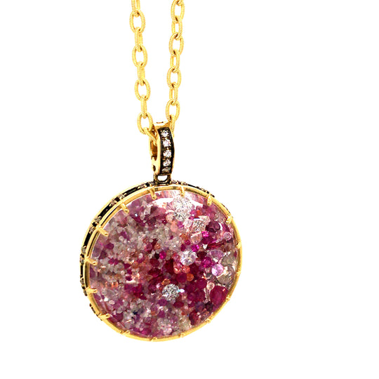 Ruby + Diamond Confetti Diamond Dust Charm