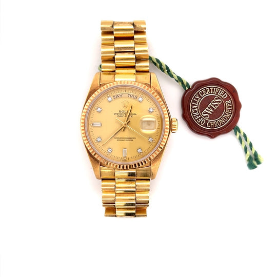 1979 Rolex Day Date 18kt Gold Diamonds 2