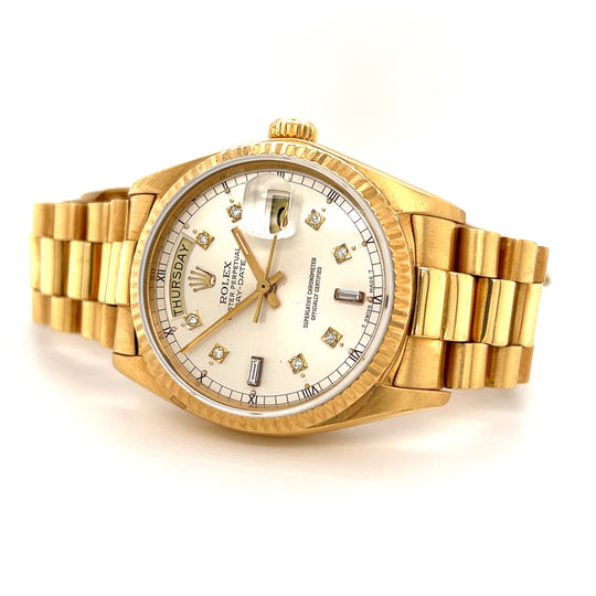 1987 Rolex Day Date 36mm Diamonds 1