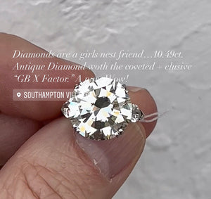 10.49 carat Harry Winston Transitional-Cut Diamond Ring
