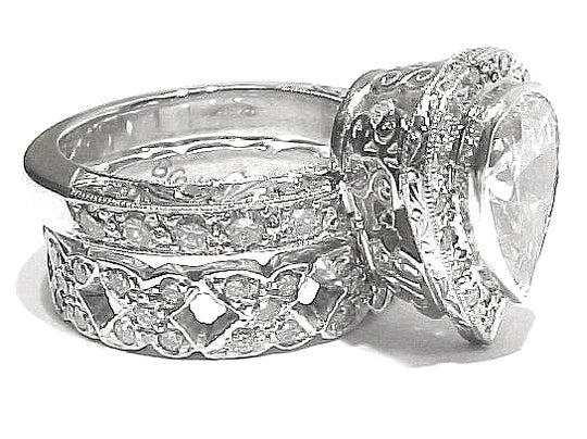 18kt Gold Pavé Diamond Butterfly 'X' Eternity Band