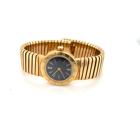Bulgari Tubogas 18kt Gold Watch