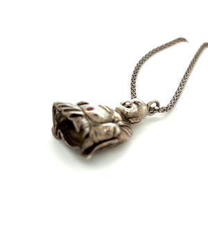 'Laughing Buddha' Sterling Silver