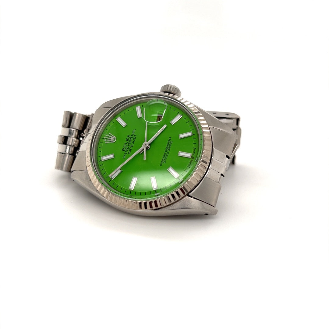 Rolex datejust 36 hot sale green dial