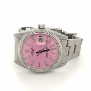 Pink Dial Rolex Date