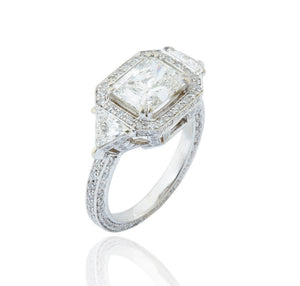 'The Debbie' Bespoke Three Stone Engagement Ring