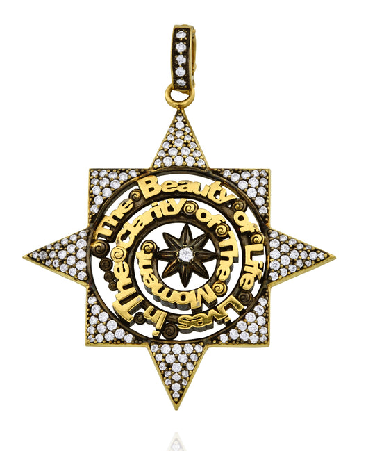 Large 'Clarity' Pavé Enhancer