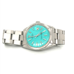 Turquoise Dial Rolex Date