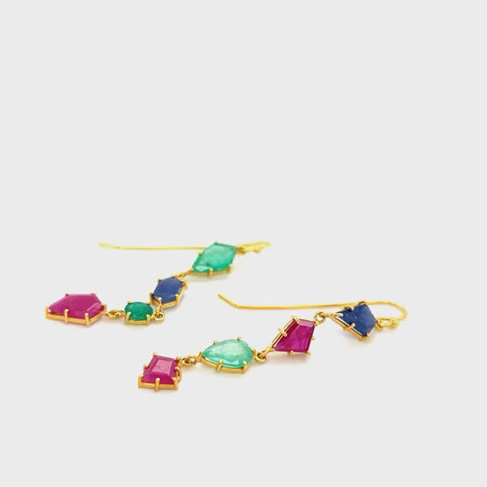 Mismatched Drop Earrings 0025
