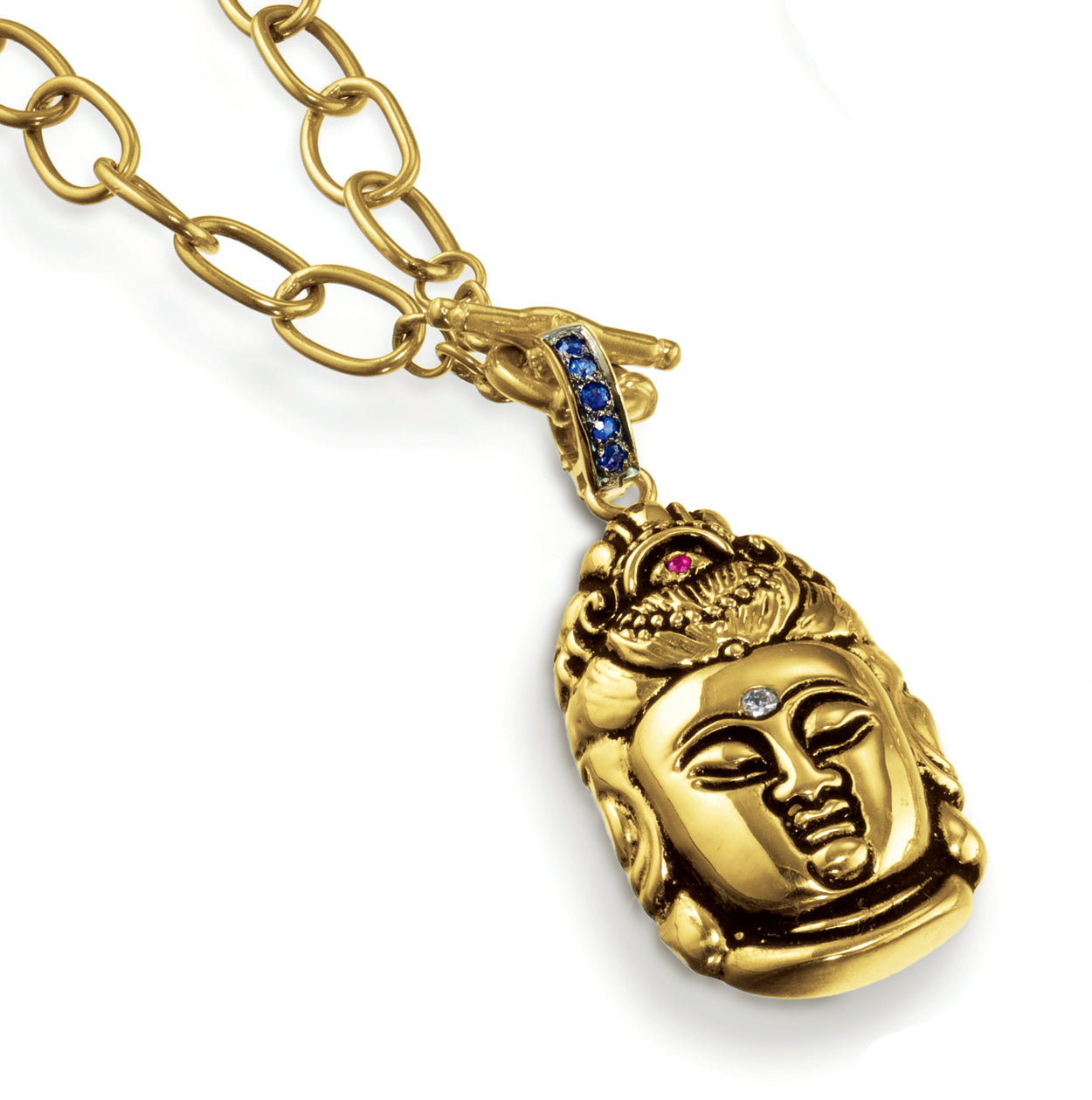 Award-winning 'Buddha of Compassion' Charm 18kt Gold