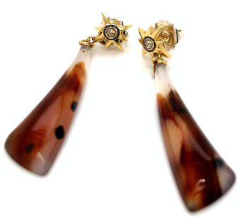 Detachable Chandelier Animal Print Earring 1